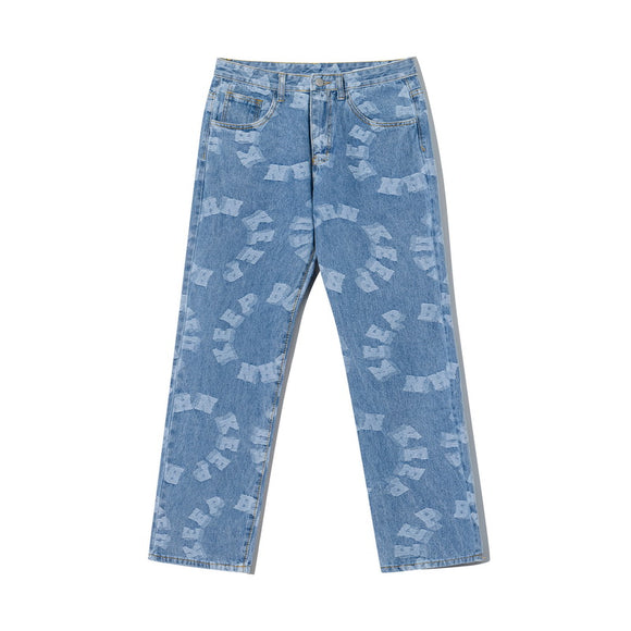 Pantalones Vaqueros Rotos Estilo Retro Vintage