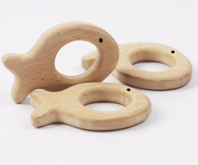Mordedores de Madera de Haya para Bebés - Image 4
