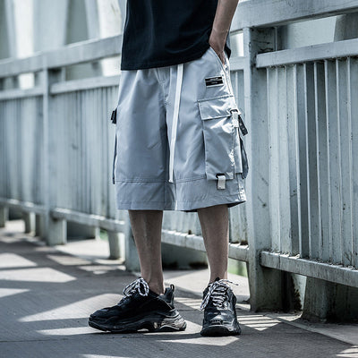 Shorts Funcionales Multi-Bolsillos Streamer para Hombre