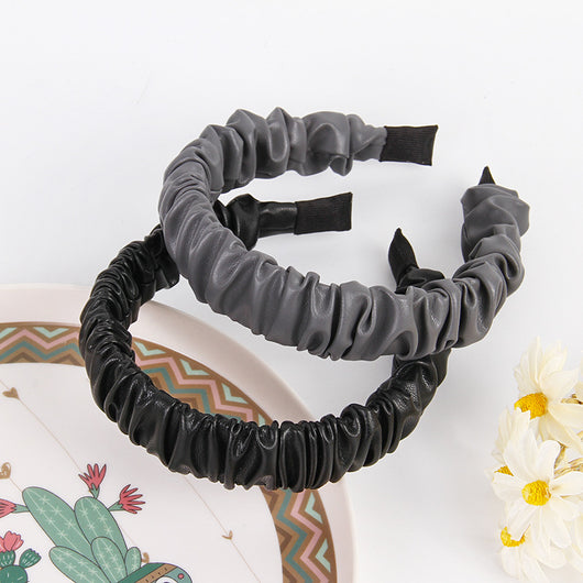 Diadema Plegable de Cuero Premium - Elegancia Minimalista y Versátil - Image 3