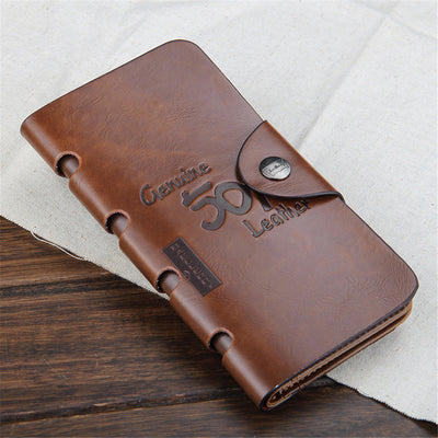 Cartera Vintage Trifold con Portadocumentos - Estilo Hunter - Image 4