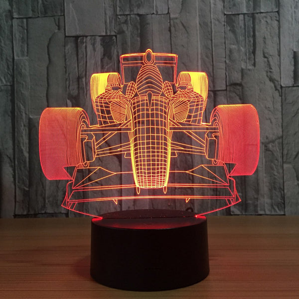 Lámpara LED 3D Táctil Multicolor con Carga USB - Luz Ambiental Decorativa