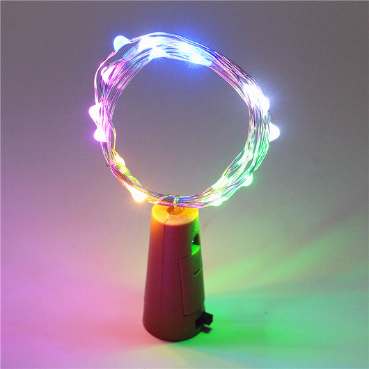 Guirnalda de Luces LED con Corcho de Vino - 2 Metros, 20 Luces Multicolor - Image 12