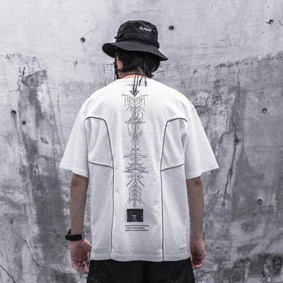 Camiseta Suelta Hombre Manga Corta con Estampado Personalizado - Image 4
