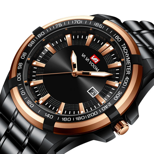 Reloj Deportivo de Acero Inoxidable con Esfera Luminosa - Image 3