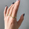 Anillo de Diamantes Bicolor Oro y Plata MLKENLY