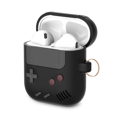 Funda Silicona AirPods Pro Diseño Retro Consola Clásica con Llavero - Image 5
