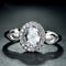 Anillo de Circonita Brillante - Diseño Diamante
