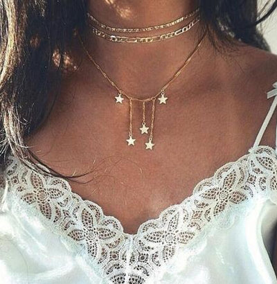 Collar Largo Multicapas Elegante - Image 3