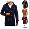 Abrigo de Lana Doble Botonadura Slim Fit para Hombre
