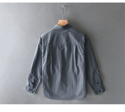Camisa Casual de Manga Larga para Hombre - Image 11
