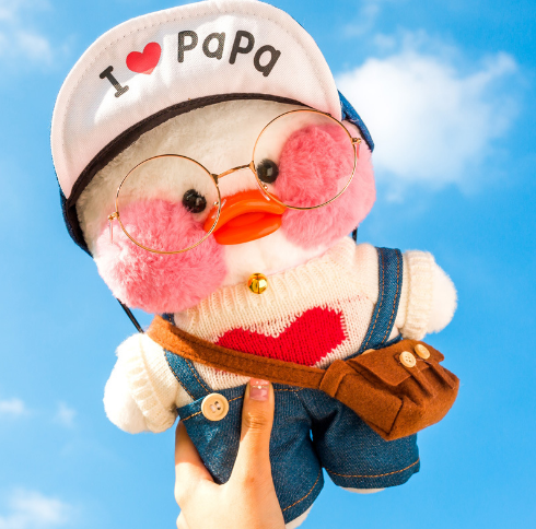 Peluche Pato Lalafanfan Cafe Mimi con Ácido Hialurónico - Image 43