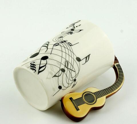 Taza de Cerámica Diseño Violín para Café, Té y Bebidas - Regalo Musical Perfecto - Image 2