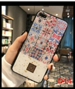 Funda Móvil con Diseño de Rayas Diamante y Onda Puntillada - Image 8