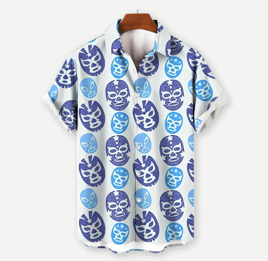 Camisa Hawaiana Estampada para Hombre - Estilo Vacacional Playa - Image 2