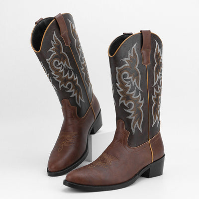 Bota Retro Alta con Bordado para Hombre - Image 21