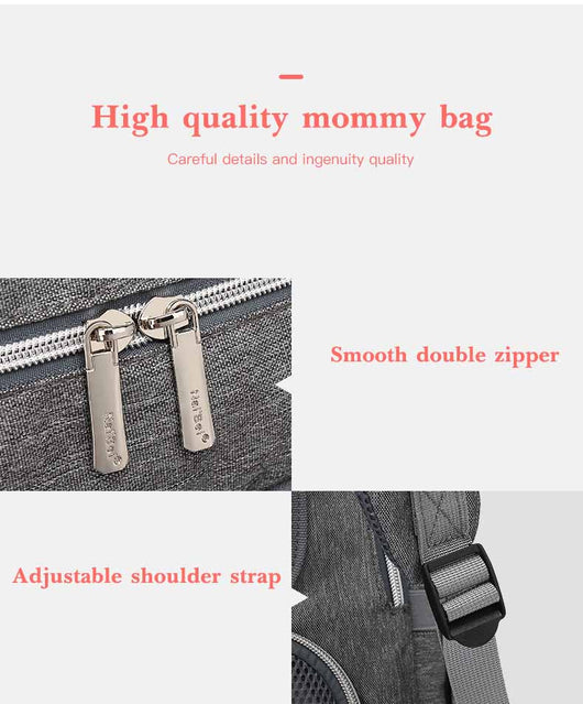 Mochila de Gran Capacidad para Mamás - Bolso Organizador de Viajes - Image 9