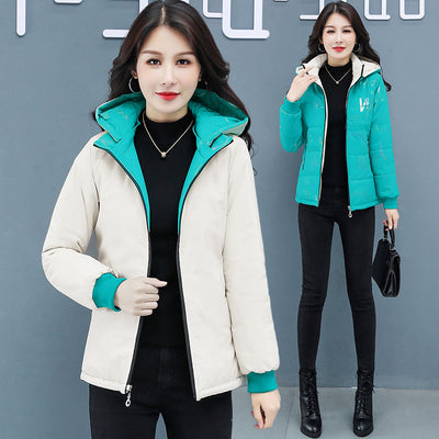 Chaqueta Acolchada Reversible de Plumón para Invierno Mujer - Image 3