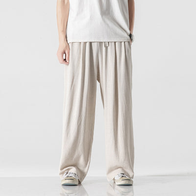 Pantalones Anchos de Lino y Algodón para Tallas Grandes - Cómodos y Transpirables - Image 17