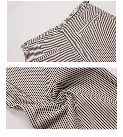 Pantalón Recto Vintage Americano a Rayas - Image 12
