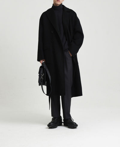 Abrigo de Lana Doble Faz para Hombre - Elegancia y Calidez - Image 13