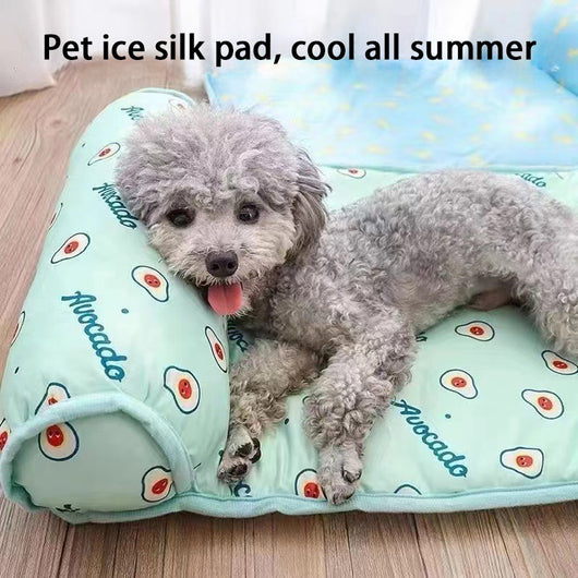Colchoneta Refrigerante para Perros y Gatos - Cama Fresca Transpirable para Mascotas