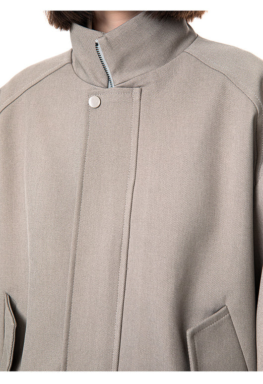Chaqueta Raglan Casual con Cuello Alzado - Image 13