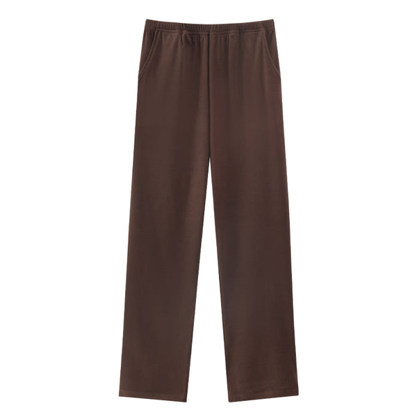 Pantalones de Pijama Holgados en Terciopelo Suave para Hombre - Otoño e Invierno