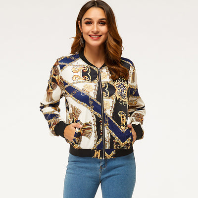 Chaqueta Entallada para Mujer con Cuello de Pie - Image 11