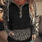Cardigan con Capucha y Estampado de Leopardo para Mujer