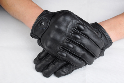 Guantes de Motocicleta en Piel de Oveja con Pantalla Táctil - Image 8