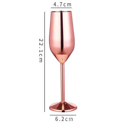 Copas de Champagne y Vino Tinto en Acero Inoxidable - Image 13