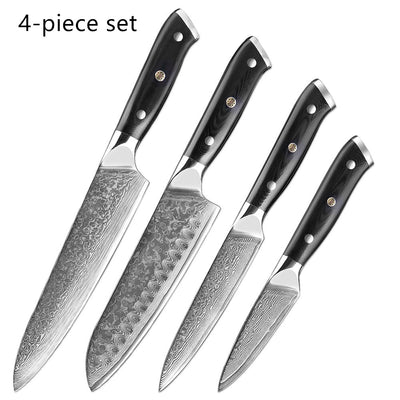 Cuchillo Chef Damasco Acero Inoxidable Estilo Occidental - Image 6