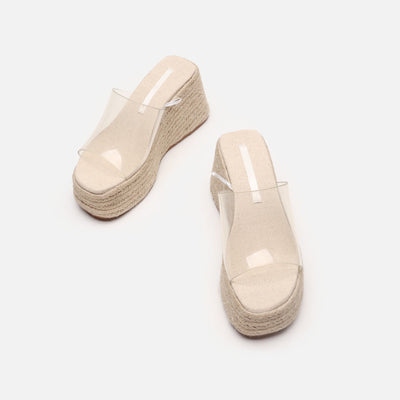 Sandalias Cuña Talla Grande para Mujer con Plataforma - Image 17