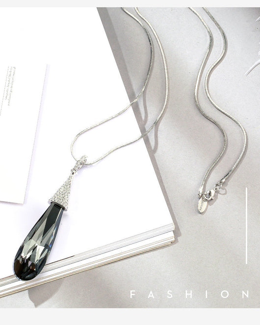 Cadena de Suéter de Cristal Elegante Multiuso - Image 3