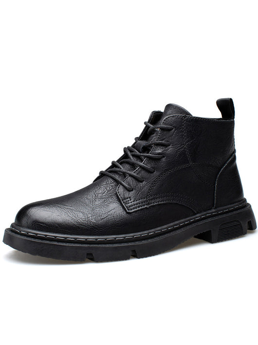 Botas Altas Negras con Tirantes para Niños - Image 8