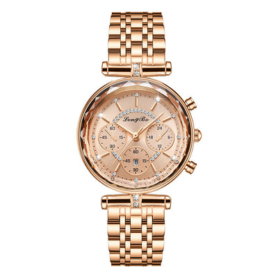 Reloj Casual Impermeable para Mujer con Tres Ojos - Image 14
