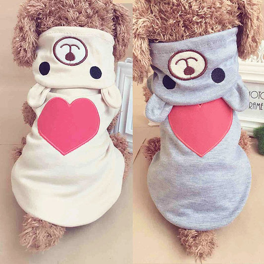 Ropa de Verano para Mascotas con Diseño de Ositos Adorables