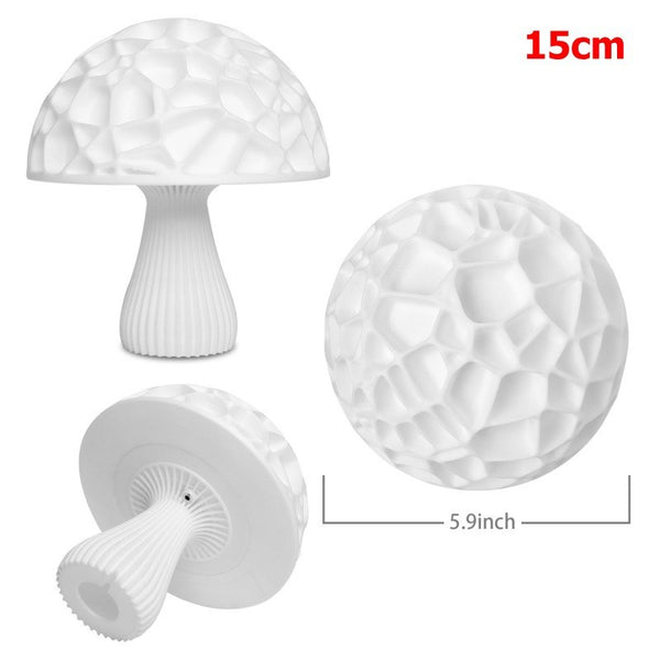 Lámpara Seta LED 16 Colores - Luz Nocturna Inteligente USB Recargable para Decoración - Image 6