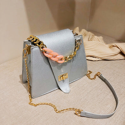 Bolso Bandolera de Cadena con Asa Simple para Mujer - Image 7