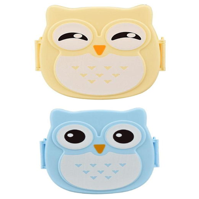 Lonchera Infantil Diseño Búho Segura para Microondas - Image 5