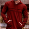 Sudadera con Capucha de Manga Larga y Ribetes en Contraste