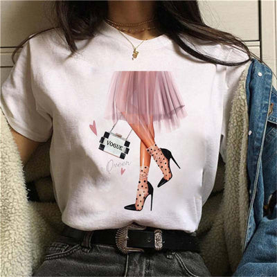 Playera Blanca Estampada para Mujer - Image 29