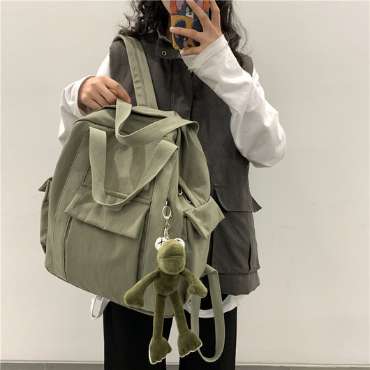 Mochila Universitaria de Gran Capacidad - Resistente Canvas para Estudiantes - Image 7