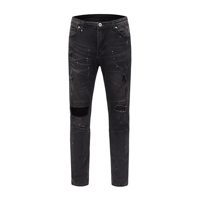 Pantalones Elásticos Rotos con Cintura Ajustable - Image 5