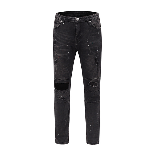 Pantalones Elásticos Rotos con Cintura Ajustable - Image 5