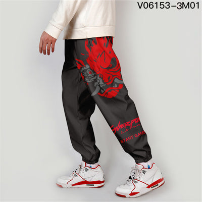 Pantalones Cargo Cyberpunk Estilo Punk - Tela Ligera Verano - Image 15