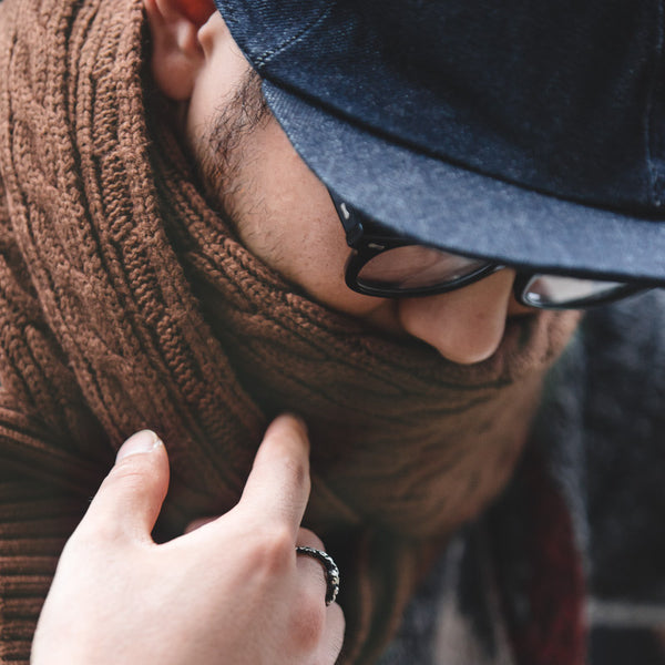 Bufanda Térmica para Hombre Estilo Coreano Invierno