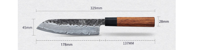 Cuchillo de Chef Forjado a Mano - Profesional para Cocina y Frutas - Image 6