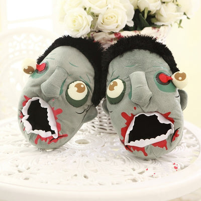 Pantuflas Zombie The Walking Dead - Diseño Cómico para Halloween - Image 3